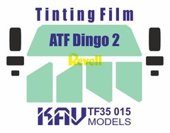 1:35 Window Tint Film for scale model ATF Dingo 2 Revell 03233