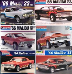1966 Malibu SS FRONT & REAR SEATS for Revell Monogram 1:24 Model 66 Chevelle