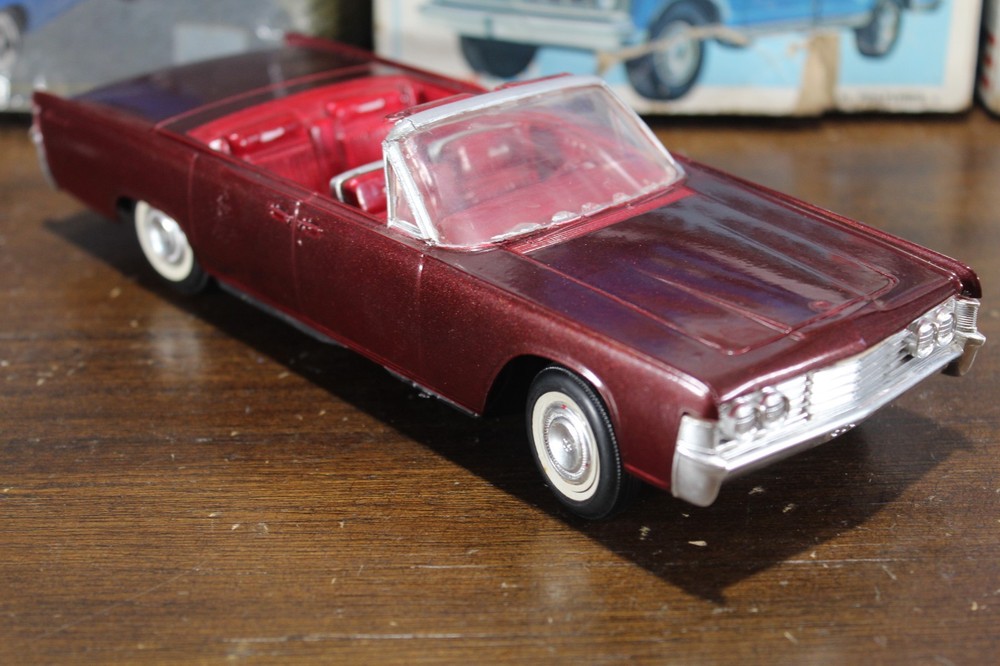 Original AMT 1965 Lincoln Continental Convertible Clean Build 1/25