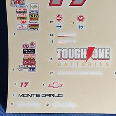 NASCAR 🌟 Decals Western Auto Chevy 1:25 Scale 1000s Model Car Parts 4 Sale AMT