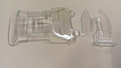 Glass Windshield 69 1969 Chevy Chevelle SS 396 1/25 AMT Door Clear Parts