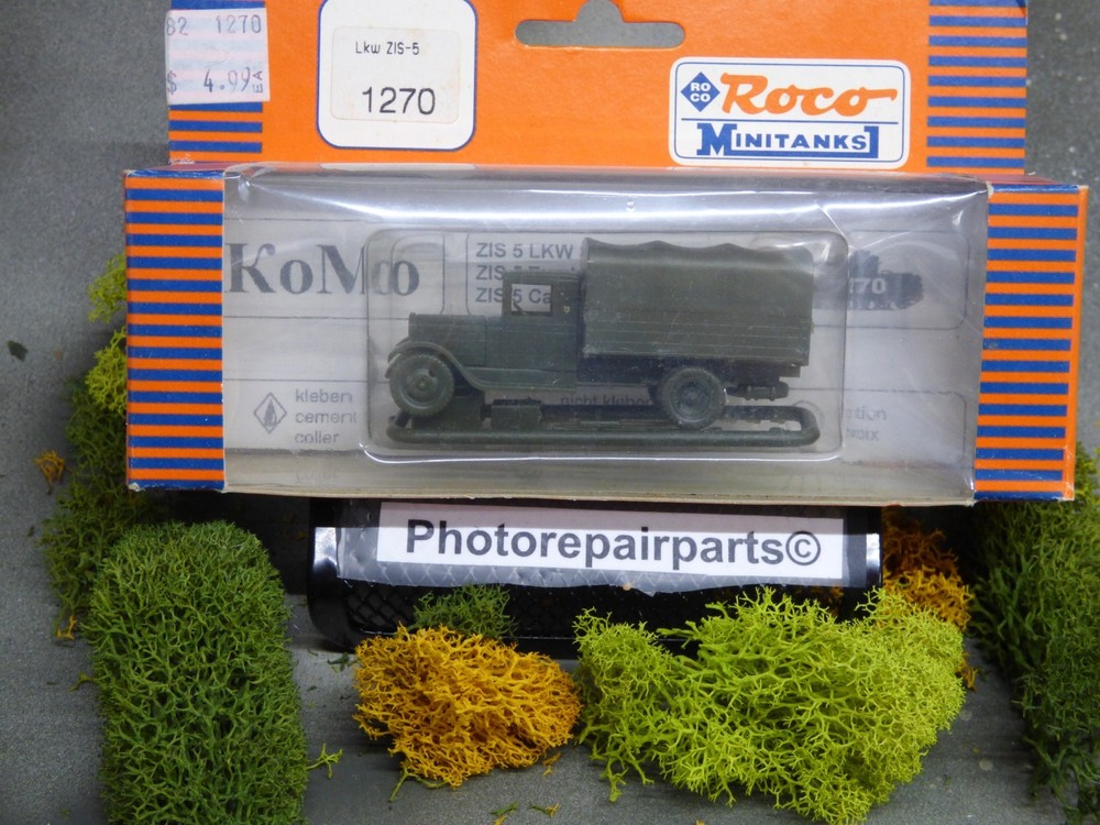 ROCO / Komo / Premo Minitanks WWII Russian / Soviet ZIS-5 Truck Lot #7297©