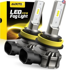 AUXITO H11/H8/H16 LED Fog Light Bulbs, 15000 LM 6500K White Light, 900%