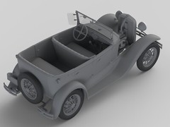 ICM 24050 – Model A Standard Phaeton Soft Top 1930s – Car Model Kit, Scale 1:24