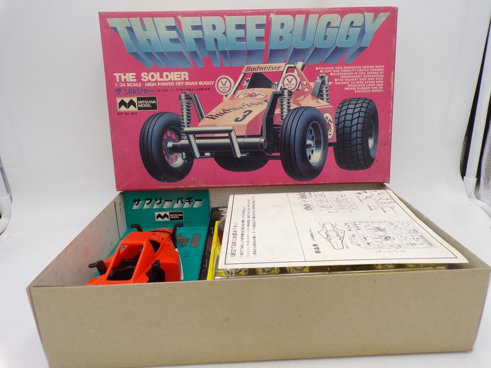 80’s Mitsuwa Japan B/O Free Buggy 1/24 The Soldier Off Road Model KIT NOS
