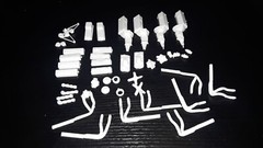 1/25 scale Model car parts 2 MPC Rat trap Vega Engines