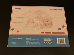 ROKR Vintage Volkswagen Red Camper Van Model Kit 1:14 Scale
