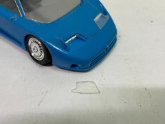 1/24 MONOGRAM BUGATTI EB 110 BLUE BUILT MODEL CAR KIT