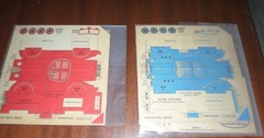 Vintage NABISCO model sports car KITS – Jaguar XK-120M and Buick Skylark – nice
