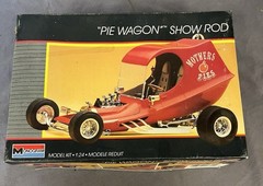 Monogram 1986 Pie Wagon Show Rod Model Kit Mothers Pies 2745 Unconstructed🔥🔥🔥