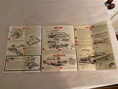 Vintage Annual AMT 1961 Mercury Monterey Ht. Model Kit Instructions Sheet