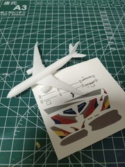 3D printing 1/700 Airbus A350-900 passenger aircraft Unpainted/1pc