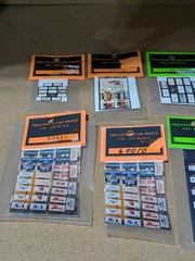Prestons Car Parts – #3 – 1:24 Scale – Assorted License Plate Decals – NOS