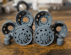 1/25 Scale Pete Oval 22.5 Alcoa Wheel Set