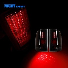 LED Tail Lights Assembly Compatible for 2007-2013 Chevy Silverado Smoked Lens