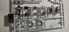 1956 CHEVROLET Model Kit chrome parts tree OK