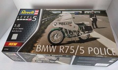 Revell BMW R75/5 POLICE MOTORCYCLE 1:8 scale, new, unopened