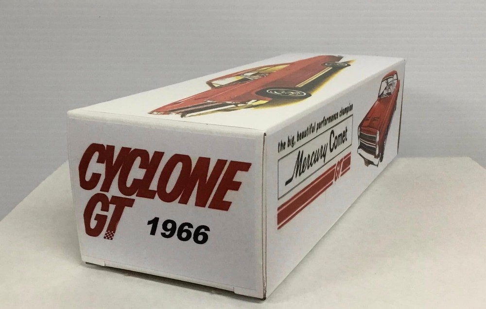 1966 Mercury Comet Cyclone GT Custom Made Dealer Promo Model BOX ONLY NO CAR