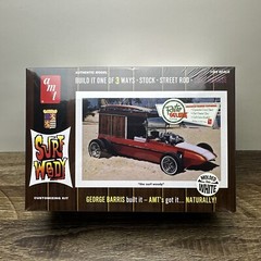 AMT GEORGE BARRIS SURF WOODY MODEL KIT STREET ROD TROPHY SERIES RETRO DELUXE NEW