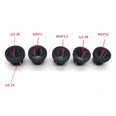 M14X1L 1/2-20 1/2-28 ID to 5/8-24 OD Threaded Adapter Oil Fuel Filter Adapter