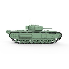 SSMODEL 48564 1/48 Military Model Kit British A22 Infantry MKIV Churchill I Tank