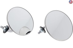 URO Parts MH3C Lucas Style Door Mirrors Pair, Convex Glass, Pair