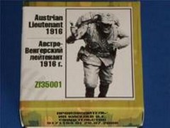 135 Austro-Hungarian Lieutenant (1916) Zebrano ZF35001 RESIN Figure Model Kit