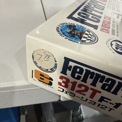Vintage Nichimo Ferrari 312T F-1 1/24 Motorized Model Kit Original Tape Seal