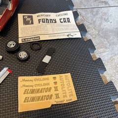 AMT 1/25 Eliminator II Mercury Cyclone Funny Car Model Kit