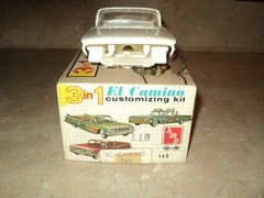 Antique 1/25 SMP 1960 El Camino 3in1 Customizing Kit Complete Minimally Started