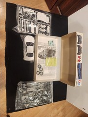 Tamiya Nissan Skyline GT-R V-Spec R34 1/24 Model Kit, Open Box, Sealed Bags