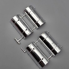 AMT 1/25 Kenworth T600A Parts Kit Bash Chrome Fuel Tanks Scratched