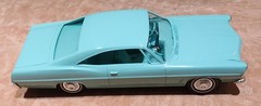 AMT promo car w/box 1967 Ford XL 428 Frost Turquoise Galaxie H.T.