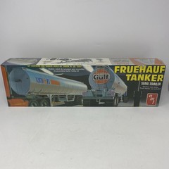 Original AMT Fruehauf Tanker Semi Trailer Gulf Sealed 1/25 Vintage New Sealed