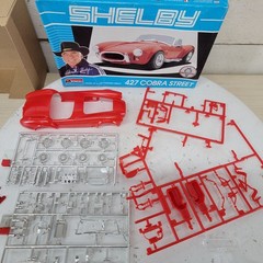 Monogram Shelby 427 Cobra Street 1:24 Model Kit 1989 Open Box Appears Complete