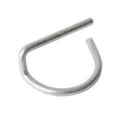 2.75 In. X 1.5 In. X 1 In. Zinc/Aluminum Coated Steel Pig Tail Locks, Stabilizer