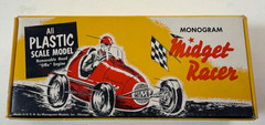 Monogram Midget Racer, Kit P1 with 1 Piece Box, 1954