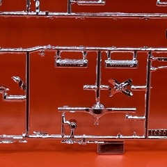 1957 Chevy Bel Air AMT Chrome Grill Hub Caps Bumpers Diff Model Parts 1:25 New 5