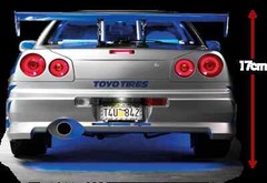 DeAGOSTINI Fast & Furious Nissan Skyline GT-R R34 1:8 Scale Model Car Kit 2F2F