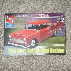 AMT Ertl 1955 Chevy Bel Air Street Machine 1:25 Plastic Model Kit Skill 2 31931