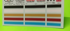Decal Sheet Emblems 1965 Plymouth Barracuda 1/25 AMT 1431 Craftsman Plus Series