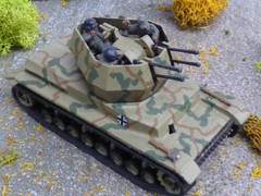 Roco Minitanks WWII German Wirbelwind W/Quad 20 Lot#9385B©