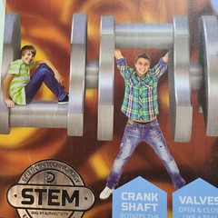 Discovery #Mindblown Model Engine Kit with Moving Parts and LED Lights.