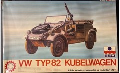 ESCI 7009 1:9 VW TYP82 Kubelwagen Plastic Model Kit