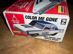 Lindberg ‘Color Me Gone’ 1964 Dodge 330 Super Sport 1:25 Level 2 Model Kit