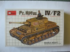 MINICRAFT 1/35 SCALE–Pz.Kpfw IV/F2–COMPLETE IN OPENED BOX–FREE SHIPPING