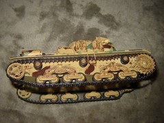Built Tank 6 inches long Well Built & Painted Excellent Cond Nice Paint