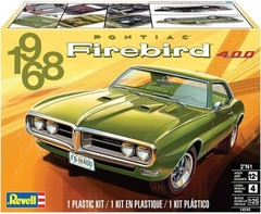 14545 ’68 Pontiac Firebird 2’N1 1:25 Scale 122-Piece Skill Level 4 Model Buil…