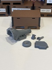 3D Printed CHEVY TH400 Transmission 1/24th – 1/10th Scale kit MADE IN USA
