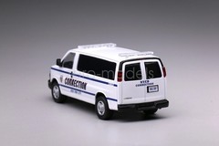 For 596 1:64 White GMC Express 3500 Police Van Diecast Display Gift Collection